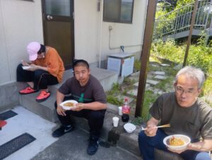 【レクリエーション】BBQを初めてしました！！